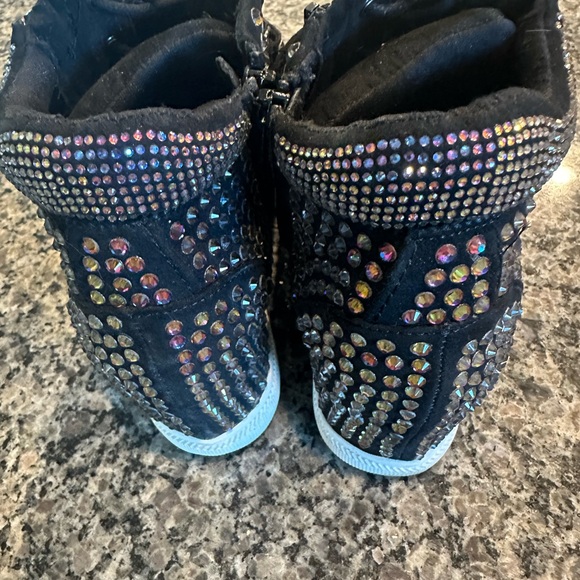 INC International Concepts Multicolor Studded High-Top Sneakers - Picture 4 of 5